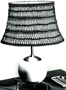 Hairpin Lace Lamp Shade Cover Pattern