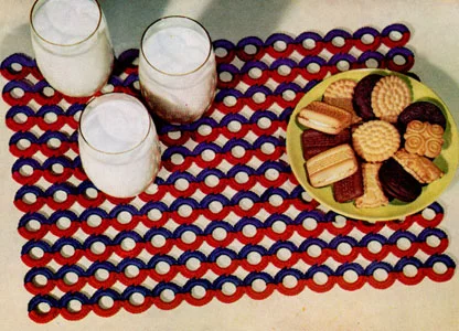 Bone Ring Place Mat Pattern