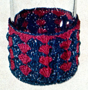 Watermelon and Blue Glass Jacket Pattern