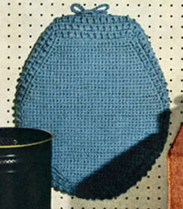 Aqua Toilet Seat Cover Pattern