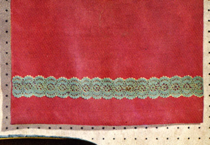 Rose Guest Towel Insertion Pattern