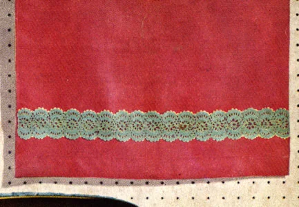 Rose Guest Towel Insertion Pattern