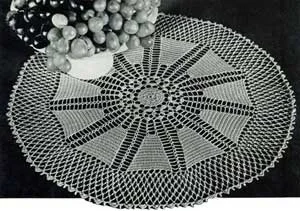 Windmill Wings Doily Pattern #S-894