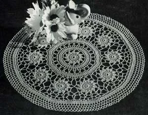 Spin-a-Way Doily Pattern #S-895