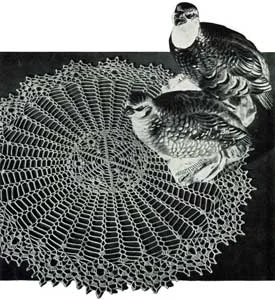 Spanish Fan Doily Pattern #S-897