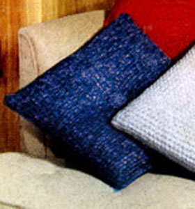 Square Blue Pillow Pattern