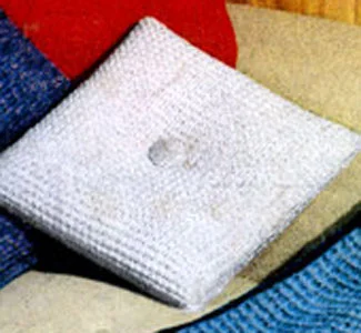 Square White Pillow Pattern