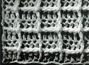 Overshot Double Crochet Stitch