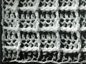 Overshot Double Crochet Stitch