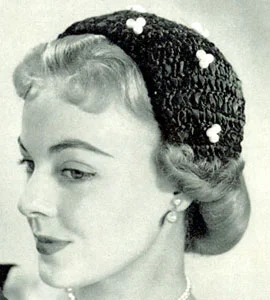 Half Shell Ribbon Hat Pattern