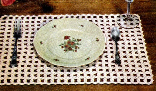 Wedding Rings Luncheon Mat Pattern