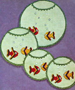 Aquarium Hot Plate Set & Pot Holders Pattern
