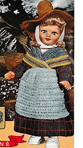Alpes-Dauphiné Doll Pattern