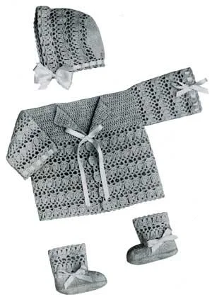 Crochet Baby Set Pattern #101