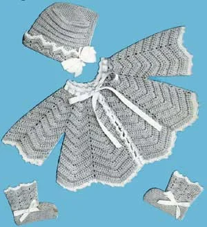 Crochet Baby Set Pattern #106