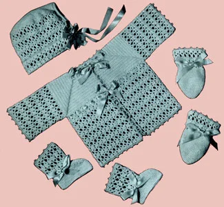 Infant's Crochet Set Pattern