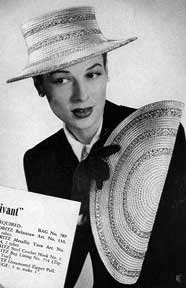 Bon Vivant Hat Pattern No. 788
