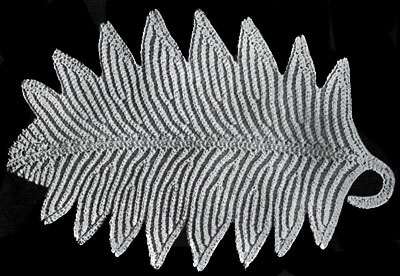 Fern Leaf Place Mat Pattern