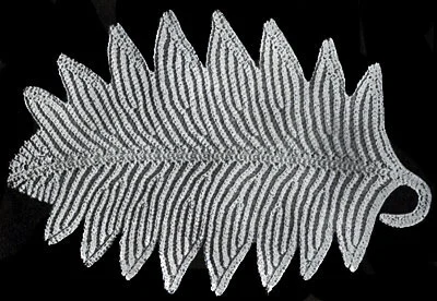 Fern Leaf Place Mat Pattern