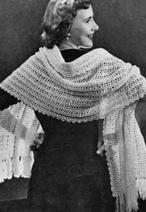 Shellstitch Stole Pattern #374