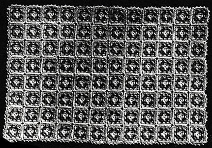 Baby's Crocheted Crib Cover Pattern #6018
