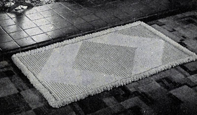 Textured Loveliness Crochet Rug Pattern