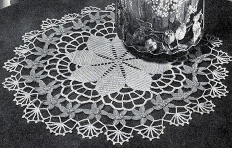 Daisy Ring Doily Pattern