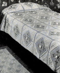Peony Garden Bedspread Pattern