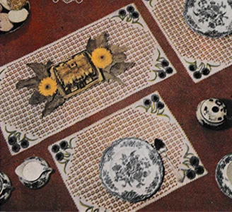 Cornflower Place Mat Pattern #10