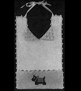 Scottie Bib Pattern #1