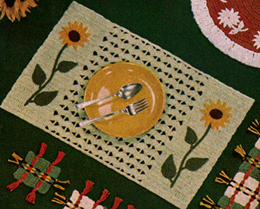Sunflower Table Doily Pattern #6