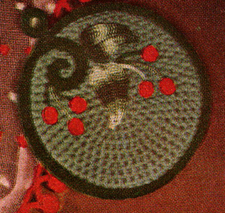 Cherry Whirl Pot Holder Pattern #17
