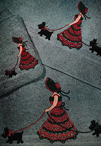 Out For A Stroll Bath Set Pattern #5