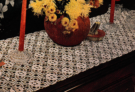 Halloween Fun Buffet Supper Scarf Pattern #7