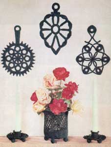 Trivet Wall Plaques Set Pattern #2, #3, & #4