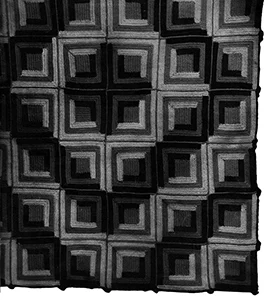 Log Cabin Afghan Pattern #6605