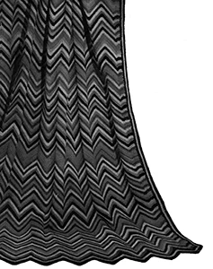 Rickrack Afghan Pattern #6606
