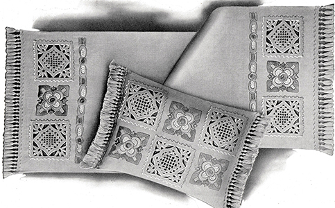 Scarf #6007 and Pillow #5753 Patterns