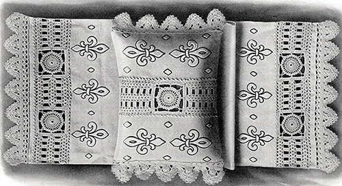 Scarf #6010 and Pillow #5752 Patterns