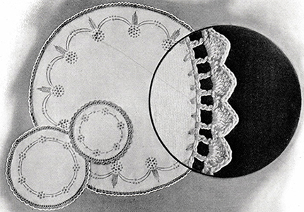 Center Edging Pattern #6012