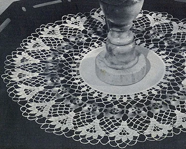 Pansy Wheel Doily Pattern