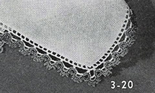 Handkerchief Edging Pattern #3-20