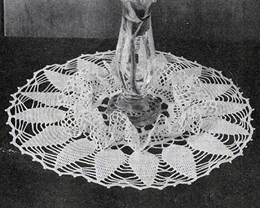 Ruffled Charmer Doily Pattern #3-45