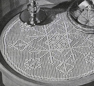 Filet Doily Pattern #3-46