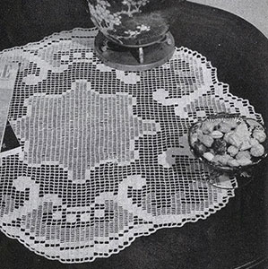 Faithfully Yours Doily Pattern