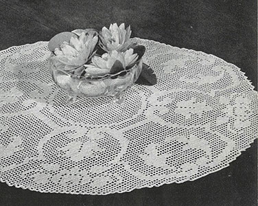 Tudor Rose Elegance Doily Pattern #3-53