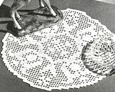 Filet Doily Pattern #3-54