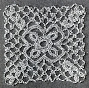 Tiny Squares Motif Pattern #3-58