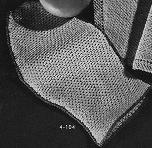 Bath Mitt Pattern #4-104