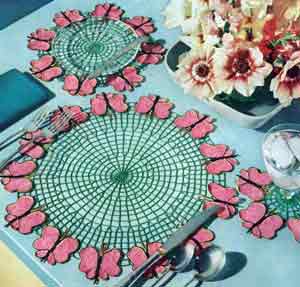 Butterfly Luncheon Set Pattern #S-61
